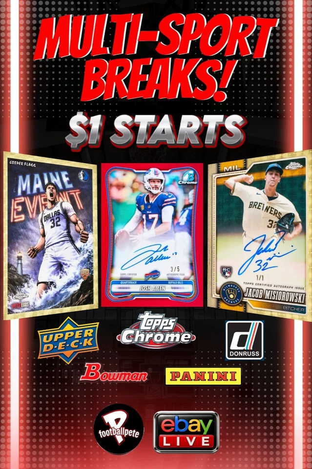 10.30 MULTI-SPORT BREAKS! W/ INSTANT HITS! R.2