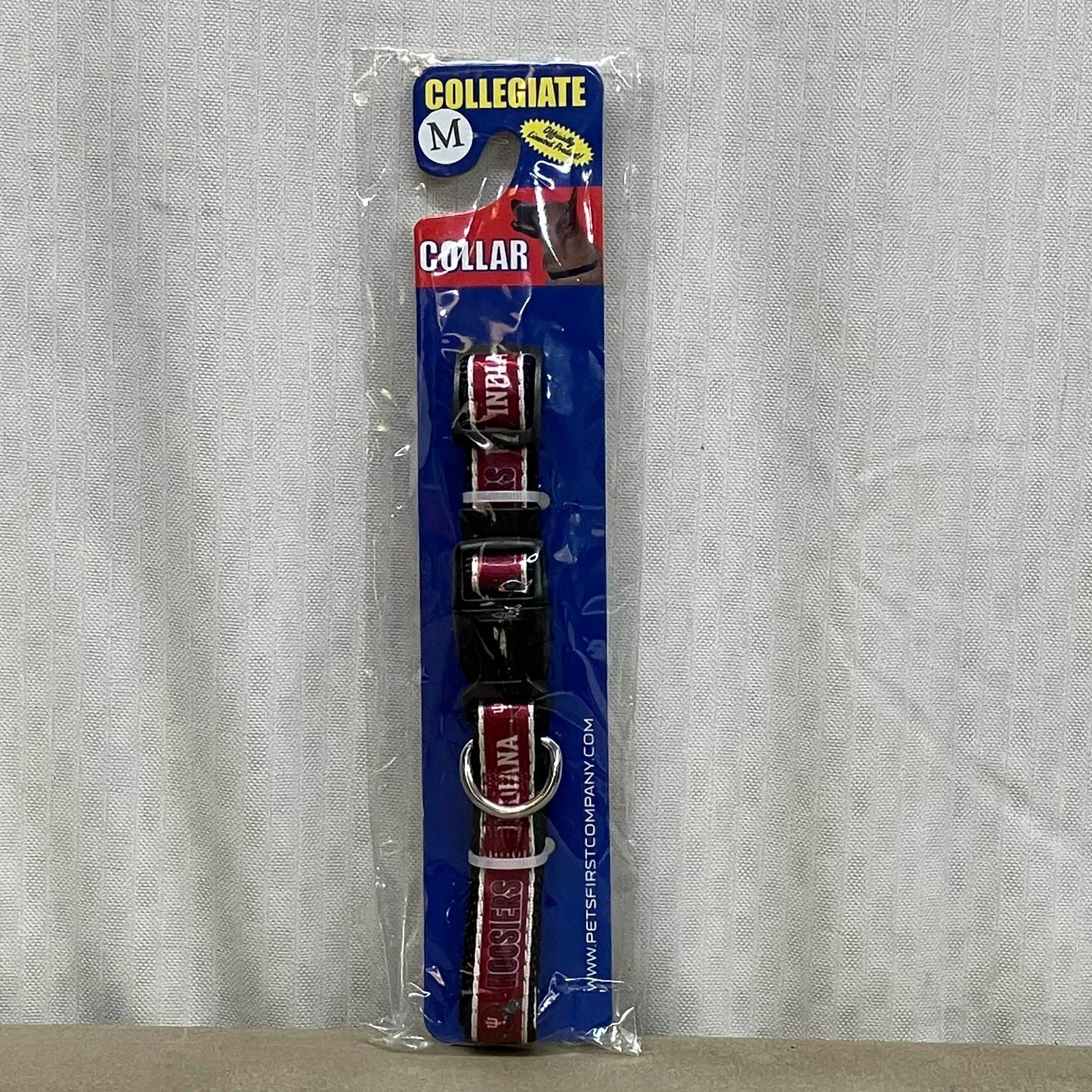 Indiana Collegiate Pet Accessories Dog Collar Size Medium Adjustable