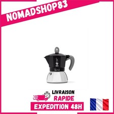 Bialetti Moka Induction Cafetière Expresso 4 Tasses 150ml Noir