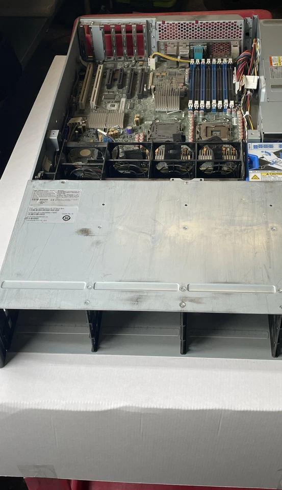 IBM Xyratex HS PSU CAGE 1 INT DSR850-0 Chassis Enclosure Barebones Server No HDD - Image 4 of 4