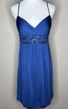 Adrianna Papell Evening womens beaded cocktail dress size 10.