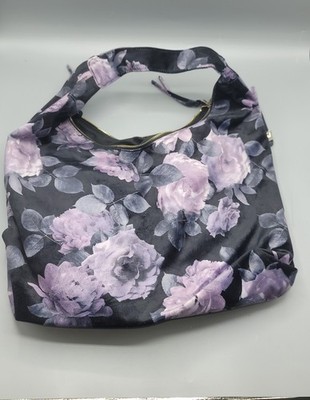 Tabitha Webb floral velvet hobo bag