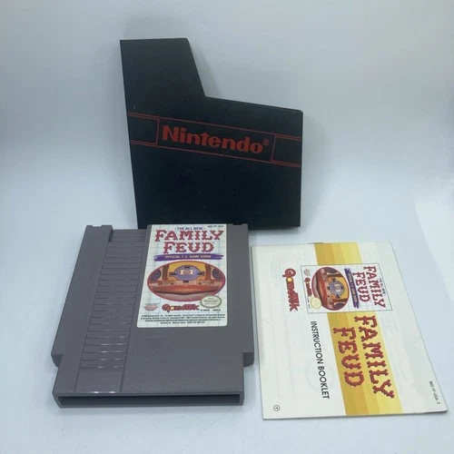 Family Feud (Nintendo Entertainment System, 1991 With Sleeve And Manual - Tested