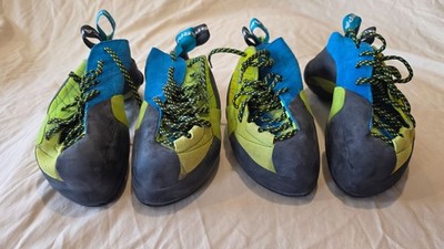 2 Pair of Scarpa Mago Lace Climbing Shoes (Size 40.5EU, 7-2/3M, 8-2/3W)