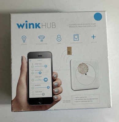 Wink Hub PWHUB-WH17 Smart Home Hub Bluetooth Wi-Fi Home Automation Tested