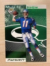 1998 UD Choice Starquest/Rookquest Green Drew Bledsoe Ryan Leaf Rookie RC