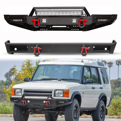Aaiwa For 1999-2004 Land Rover Discovery II Front Rear Bumper Winch Plate Lights
