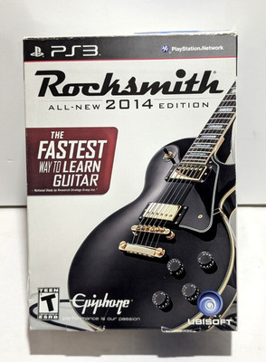 Rocksmith 2014 Edition for PS3 Complete Set with Real Tone Cable Tested & Workin