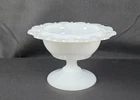 Vintage Open Lace White Milk Glass Anchor Hocking