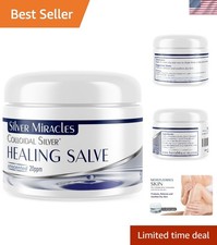Gentle Colloidal Silver Salve - Pure Organic Moisturizer for All Skin Types