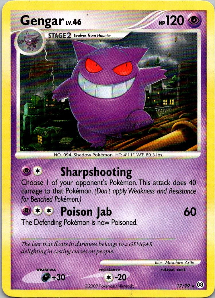 Gengar (17) Rare Arceus 17/99 LP