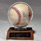 Ken Griffey Jr. Autographed Baseball with Display Case