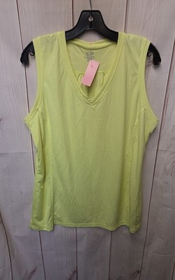 C9 by Champion Women's Size XXL Yellow Sleeveless Top