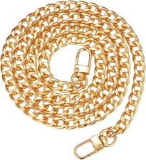 Purse Chain Strap, Gold Chain Purse Strap, Crossbody Chain Strap for Purse Shoul