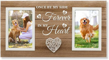 Dog Memorial Picture Frame, Pet Dog Memorial Gifts for Loss of Dog, Passed Aw...