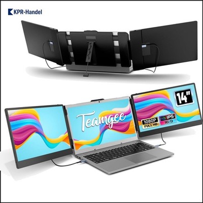 14 Zoll FHD Tragbarer Laptop Bildschirm Erweiterung für Produktivität unterwegs