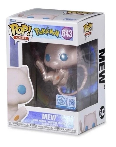 Funko Pop Mew Pearlescent Pokemon Center Exclusive # 643