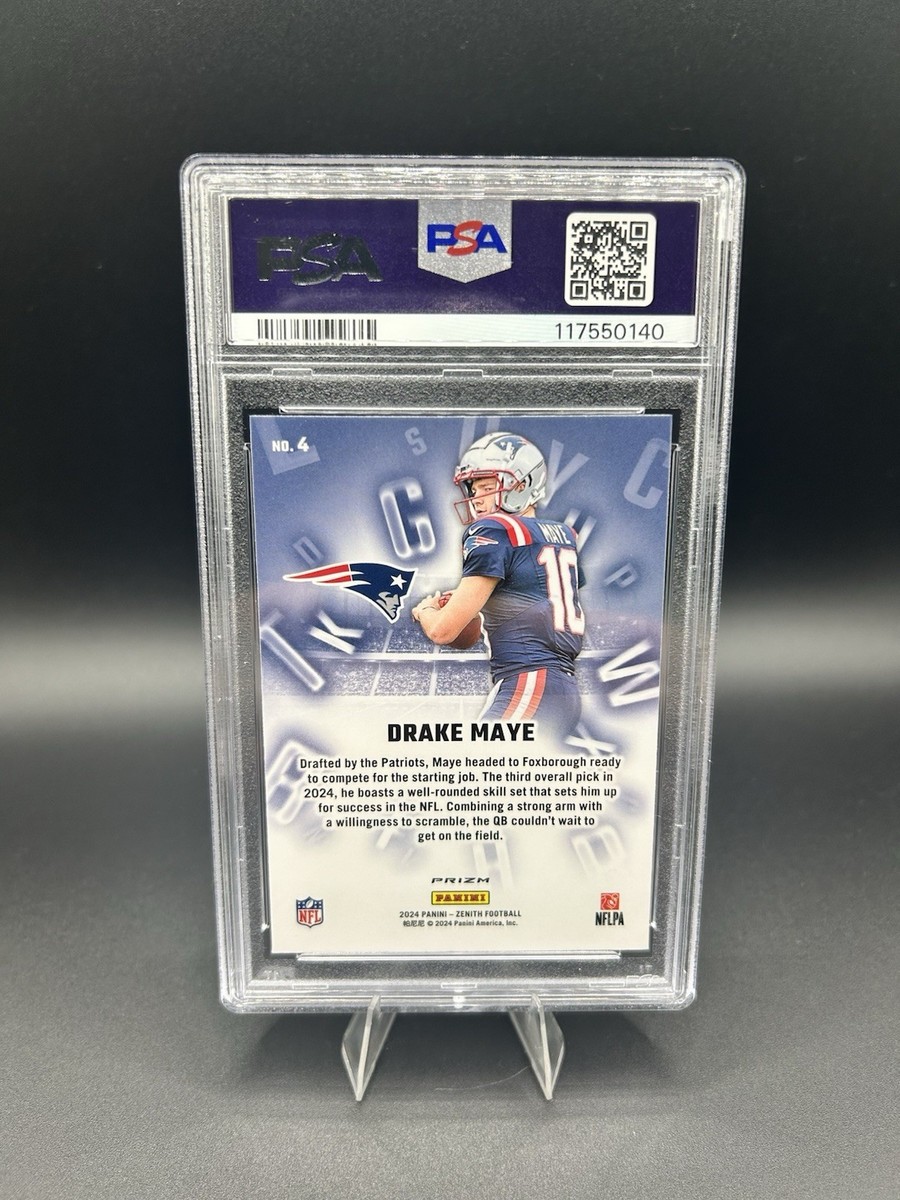 パーフェクトペテンシー　4枚入り 2024 Panini Zenith - A to Z Drake Maye #4 Orange (RC) for