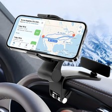 Car Phone Holder, Multifunctional Dashboard Phone Holder for Car, 360 Degree ...