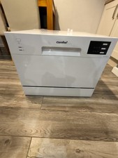 COMFEE' KWH-TD602E-W 55cm Freestanding Compact Dishwasher LED Display - White