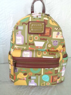Disney Parks Pixar Up Dug Mini Backpack NWT Disney Parks Pixar Up Dug Faux Leather Mini Backpack with  main image 3