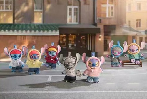MINISO Stitch GenZ Street Series Confirmed Blind Box Vinyl Plush Doll Pendant - Picture 4 of 15