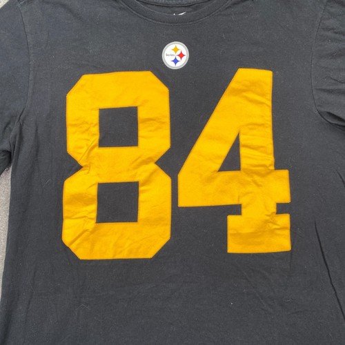Antonio Brown Pittsburgh Steelers 84 Nike Men's Color Rush T Shirt Jersey Size L - Picture 3 of 9