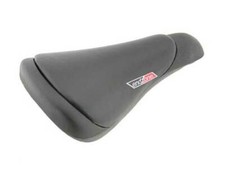 8" LONG ABSOLUTE GENUINE VINYL FREE STYLE BICYCLE SADDLE WITH PAD 311 IN BLACK.