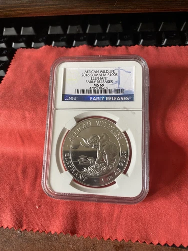 2016 African Wild Life Somalia S 100 S Early Releases MS 69 NGC.