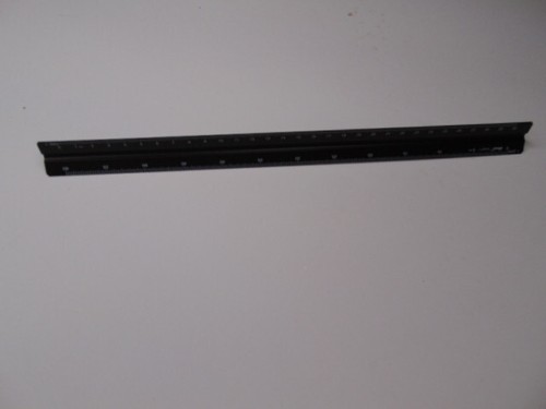 DEZI Aluminum Alloy Triangular Ruler Straight Ruler Architectural Engineering - Picture 5 of 11