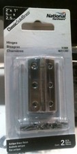 National Hardware N211-243 2" x 1" Hinges 2 Per Pack Antique Brass Finish FS