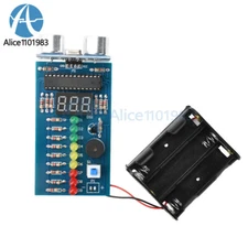 DIY Ultrasonic Ranging Alarm Kit Ultrasonic Distance Measurer Soldering Practice