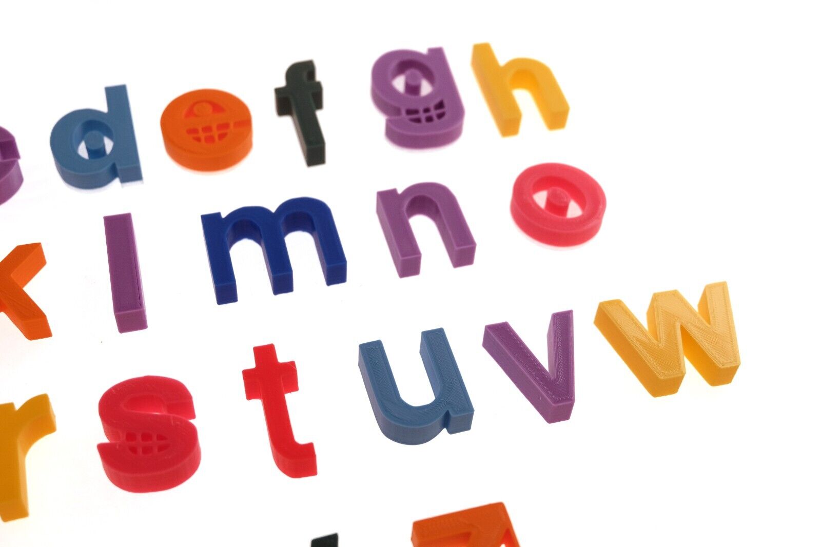 TVOKIDS Uppercase Alphabet 3D Printed Letters Custom Name Preschool  Learning Toy