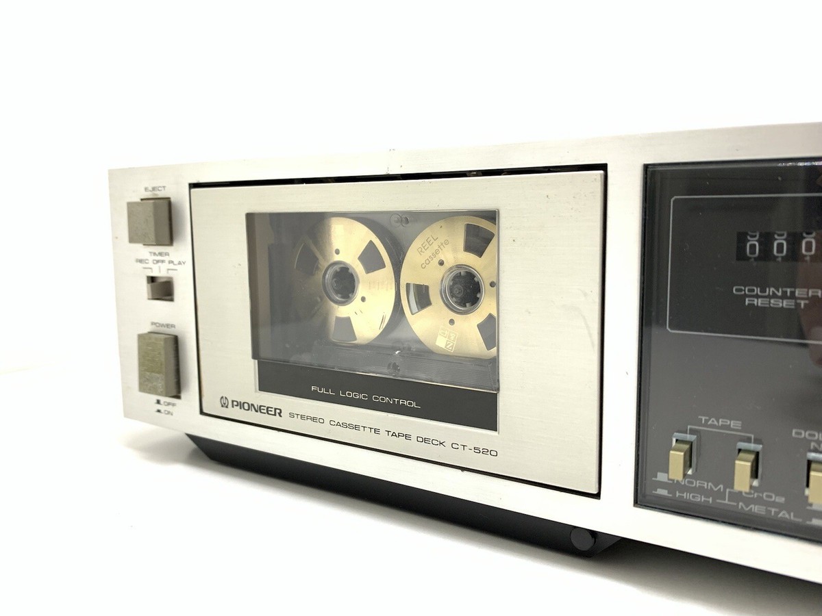 PIONEER CT-520 Stereo Cassette Tape Deck 2 Head Vintage 1981
