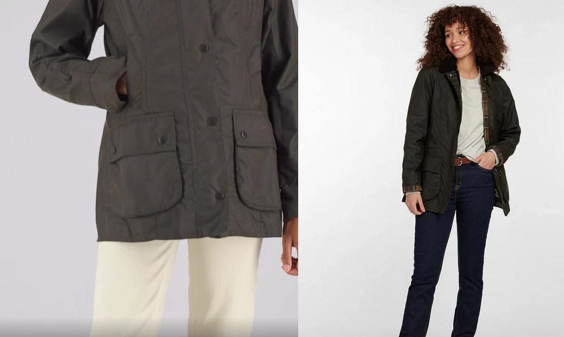 Barbour classic beadnell wax jacket deals olive