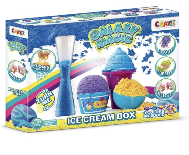 Galaxy Magic Ice Cream Sand Box Crazy Fun Playset Creative Play