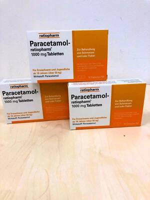 PARACETAMOL ratiopharm 1000 mg Tabletten 3x 10St Vorteilset PZN 9263936
