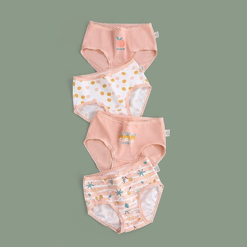 4-Pack Little Girls' Underwear Toddler Comfort Panties Baby Soft Cotton Briefs - Picture 37 of 50