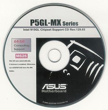 ASUS P5GL-MX P5GV-MX Motherboard Drivers Installation Disk M626