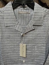 Daniel Cremieux SIGNATURE Plaid Short Sleeve Mens Shirt Sz M,L NWT 85 ST5WT317