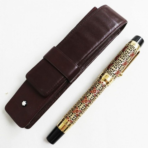 Montblanc Patron of art Semiramis fountain pen Nib M with Monblanc case RARE