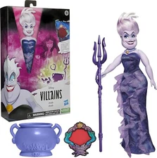 DMG BOX Disney Princess Villains Ursula Fashion Doll, Accessories and Clothes