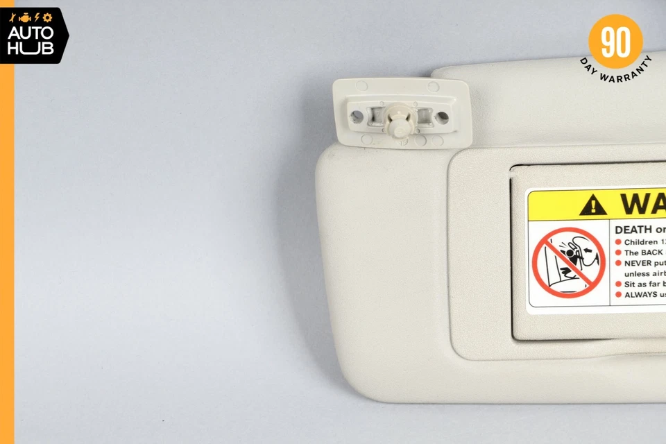 03-05 Mercedes W209 CLK500 CLK320 lado del conductor izquierdo parasol parasol gris OEM Foto 4 de 4