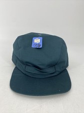 Vintage RARE Genuine Cino Baseball Cap Hat Unbreakable Visor Green Size 7-1/8