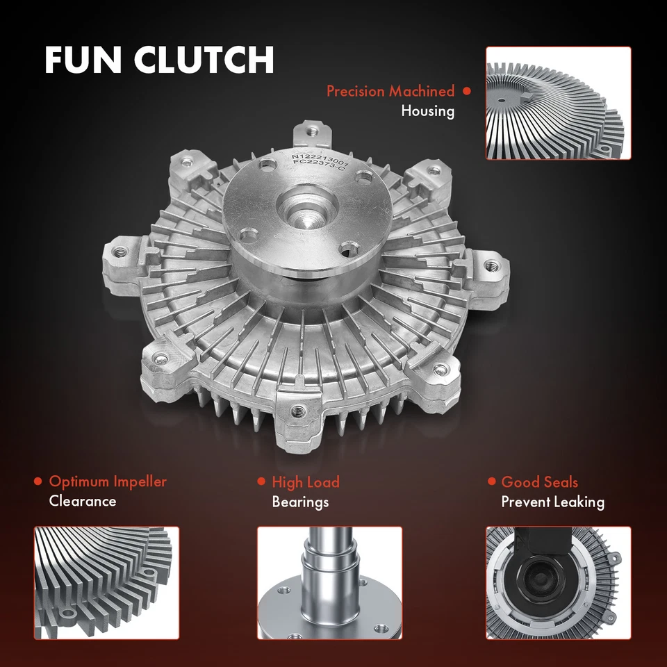 New Engine Fan Clutch for Kia Sportage 1995 1996 1997 2002 Heavy Duty 0K01115140 - Image 3 of 4