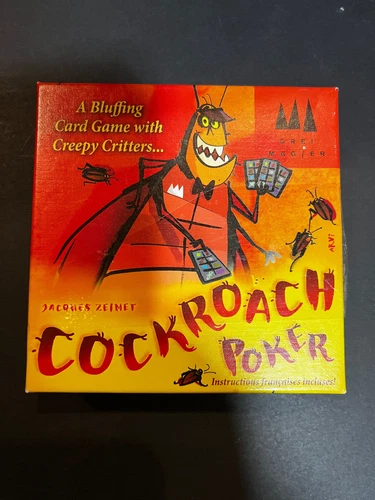 Cockroach Poker Game English Edition Card Game Ages 8+ 2-6 Player No Instruction