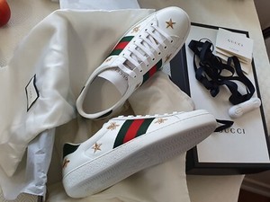 gucci bee trainers uk