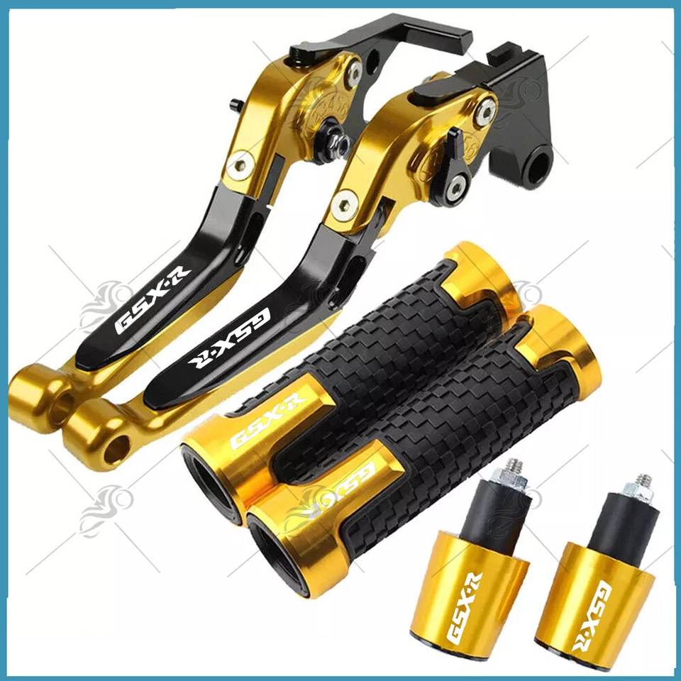 CNC For SUZUKI GSXR 600 750 1000 motorcycle Brake Clutch Levers Handle Grips Cap - Image 4 of 4