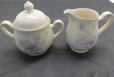 Keltcraft Von Noritake 9133 Kerry Frühling Creme & Zucker Selten Finden