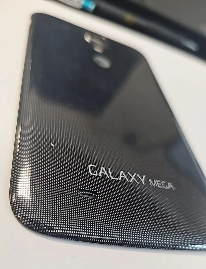 Cubierta de repuesto azul para puerta trasera de batería para Samsung Galaxy Mega I9152 6,3" OEM Foto 3 de 4
